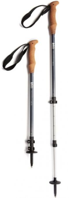 REI Co-op Traverse Power Lock Cork Trekking Poles
