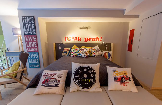 Lounge at Yeah Hostel in Barcelona