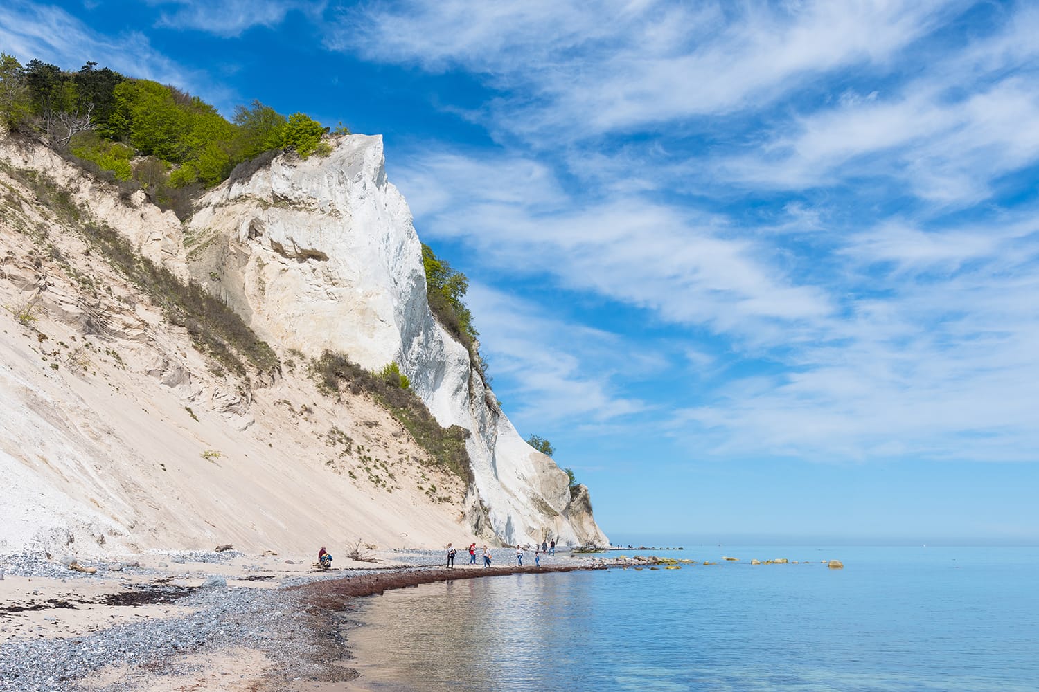Cliffs of Mons Klint in Denmark