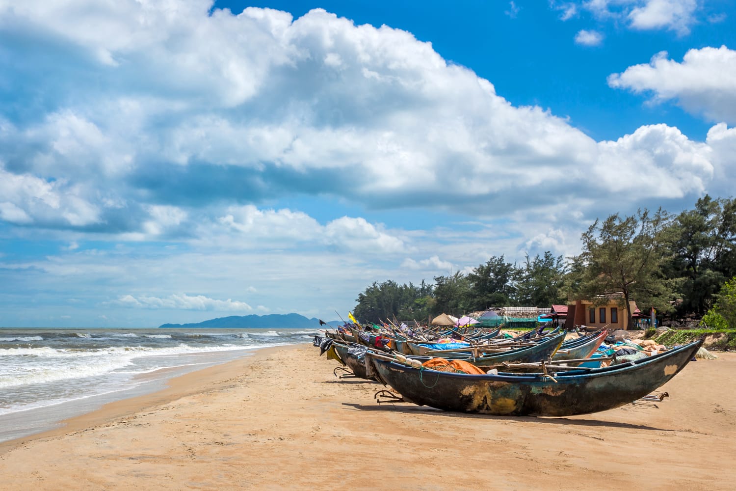 Beautiful scene and famous place at Ho Coc Beach, Ba Ria Vung Tau Province, Vietnam