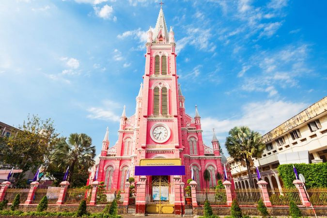 Tan Dinh parish church or Church of the Sacred Heart of Jesus is a church located in Ho Chi Minh City in Vietnam