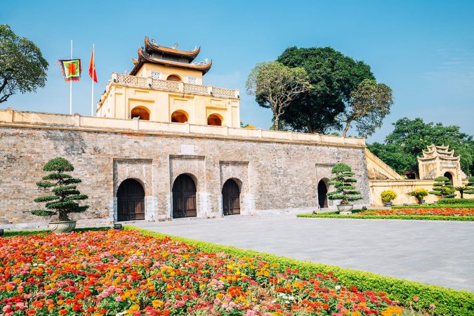 Thang Long Imperial City in Hanoi, Vietnam