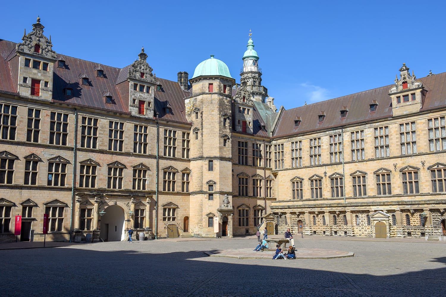 Kronborg castle at Helsingor on Denmark