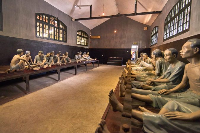 The Maison Centrale Hoa Lo Prison in Hanoi, Vietnam