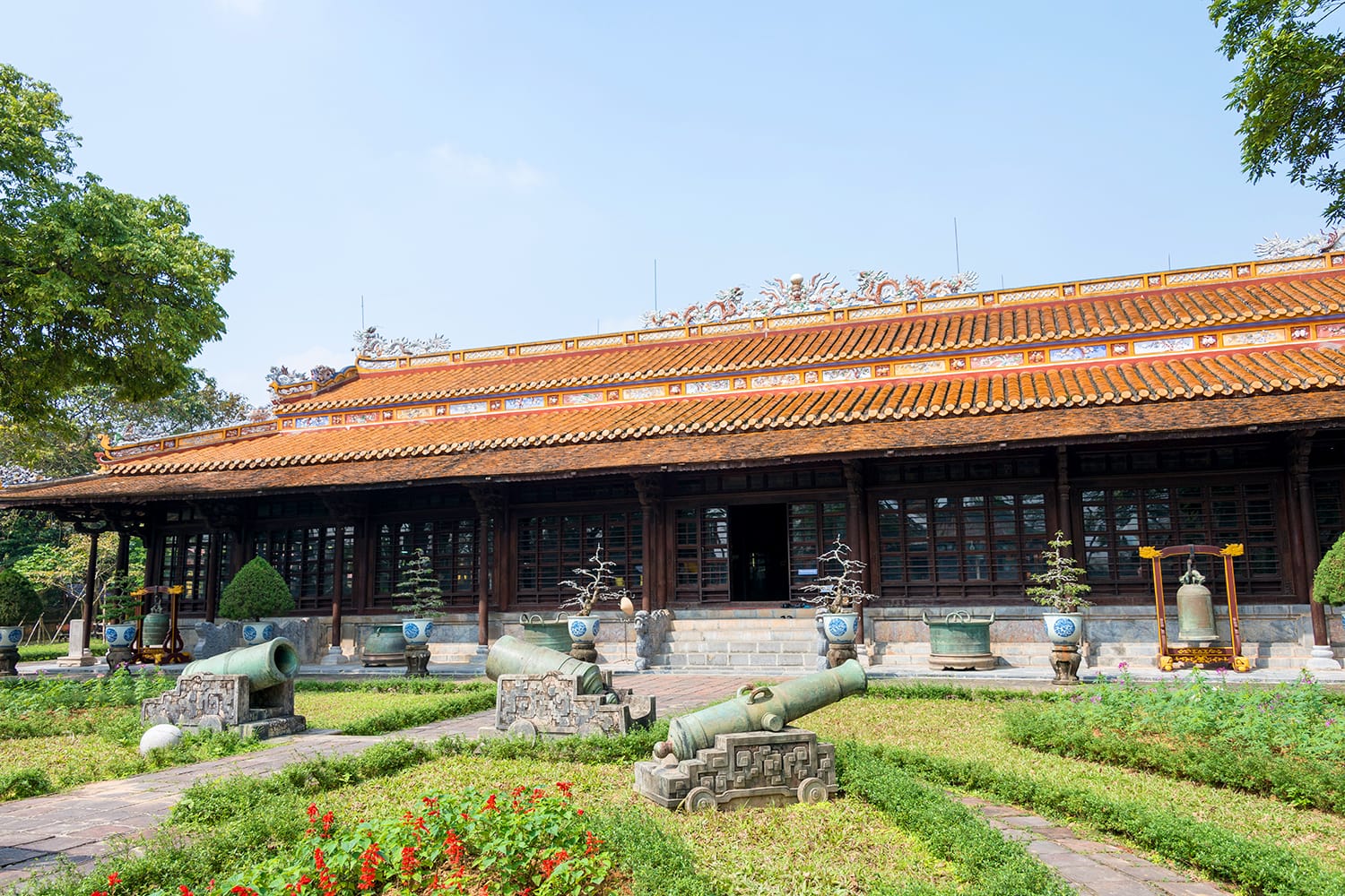 Hue Museum of Royal Fine Arts. a famous Historical site in Hue, Vietnam
