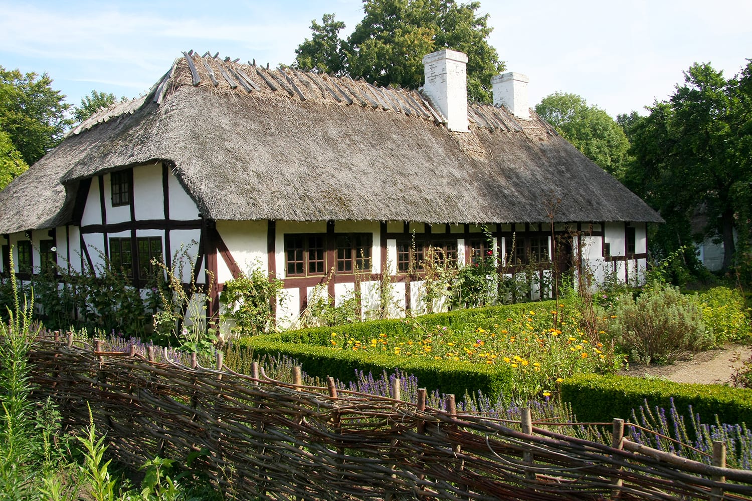 Lyngby Open Air Museum in Denmark