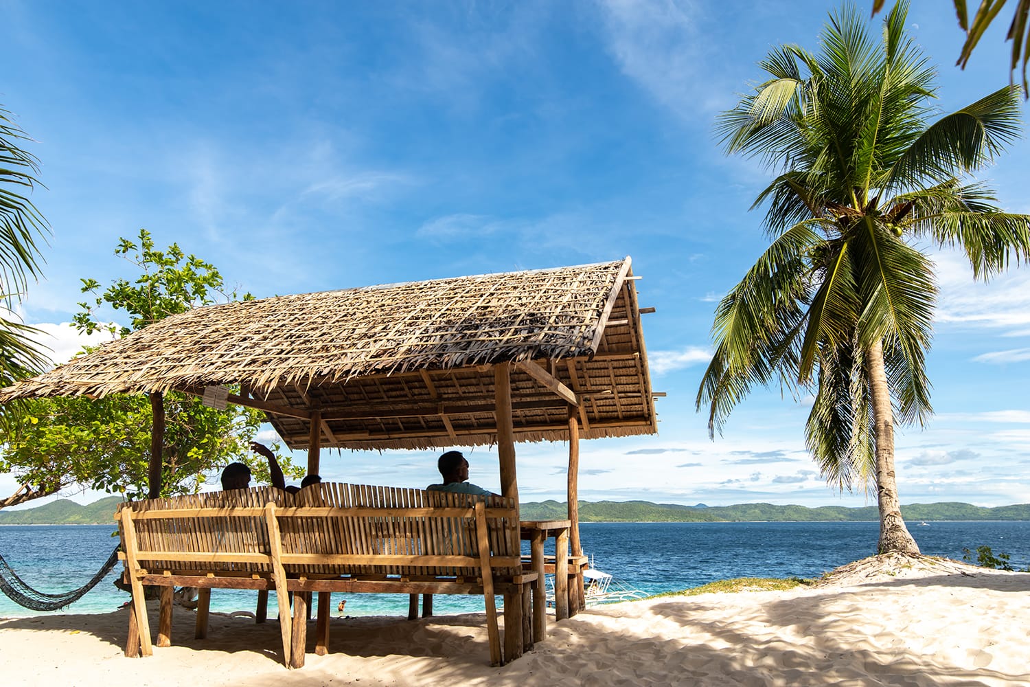 Beautiful view at Black Island , Coron , Palawan , Philippines