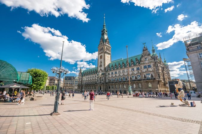 Hamburg City Hall is the seat of local government of the Free and Hanseatic City of Hamburg, Germany