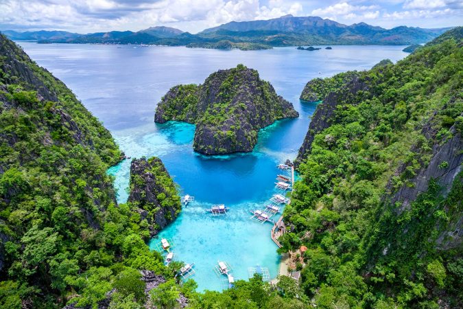 Kayangan Lake in Coron Island, Palawan, Philippines