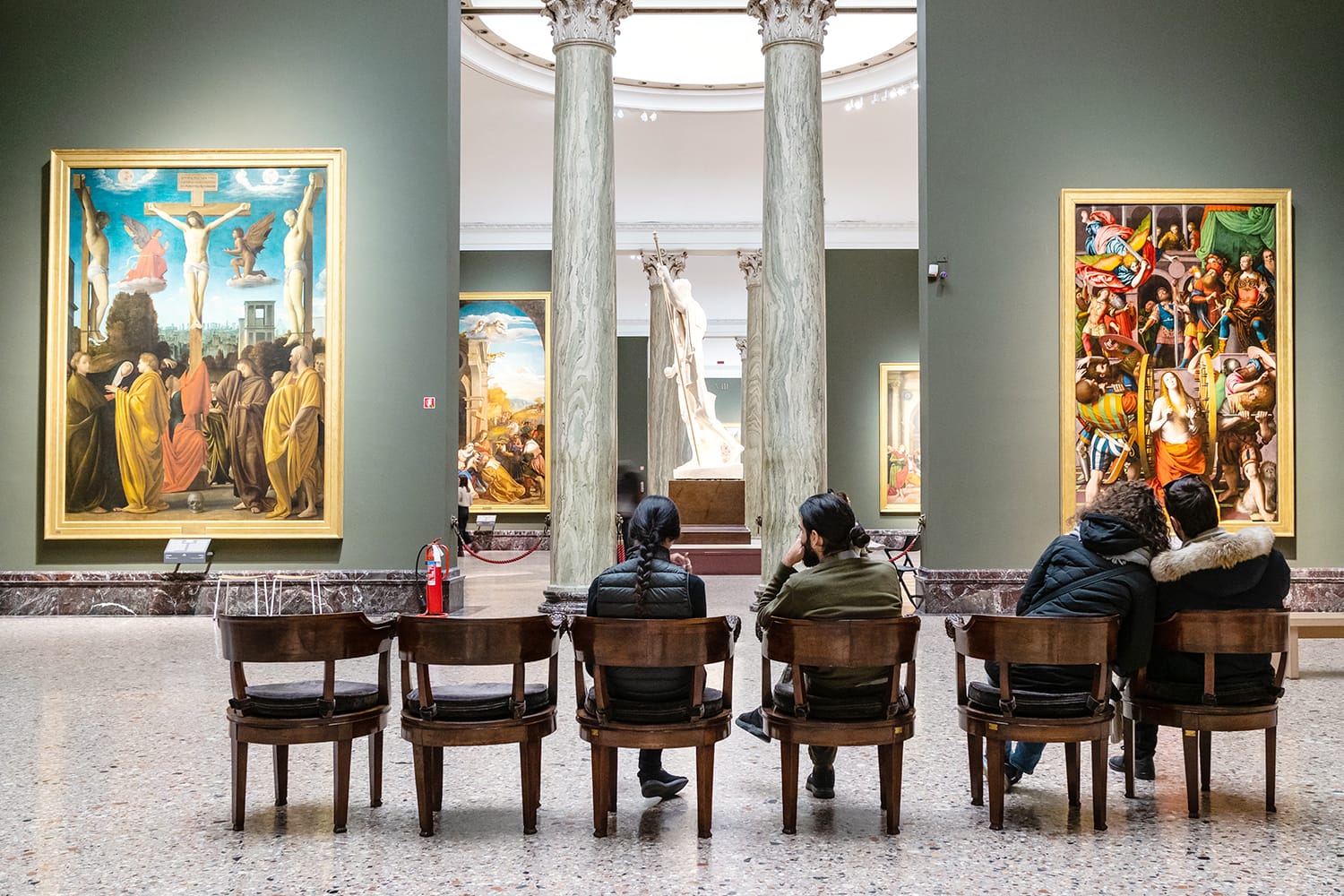 Pinacoteca di Brera (Brera Art Gallery) in Milan, Italy