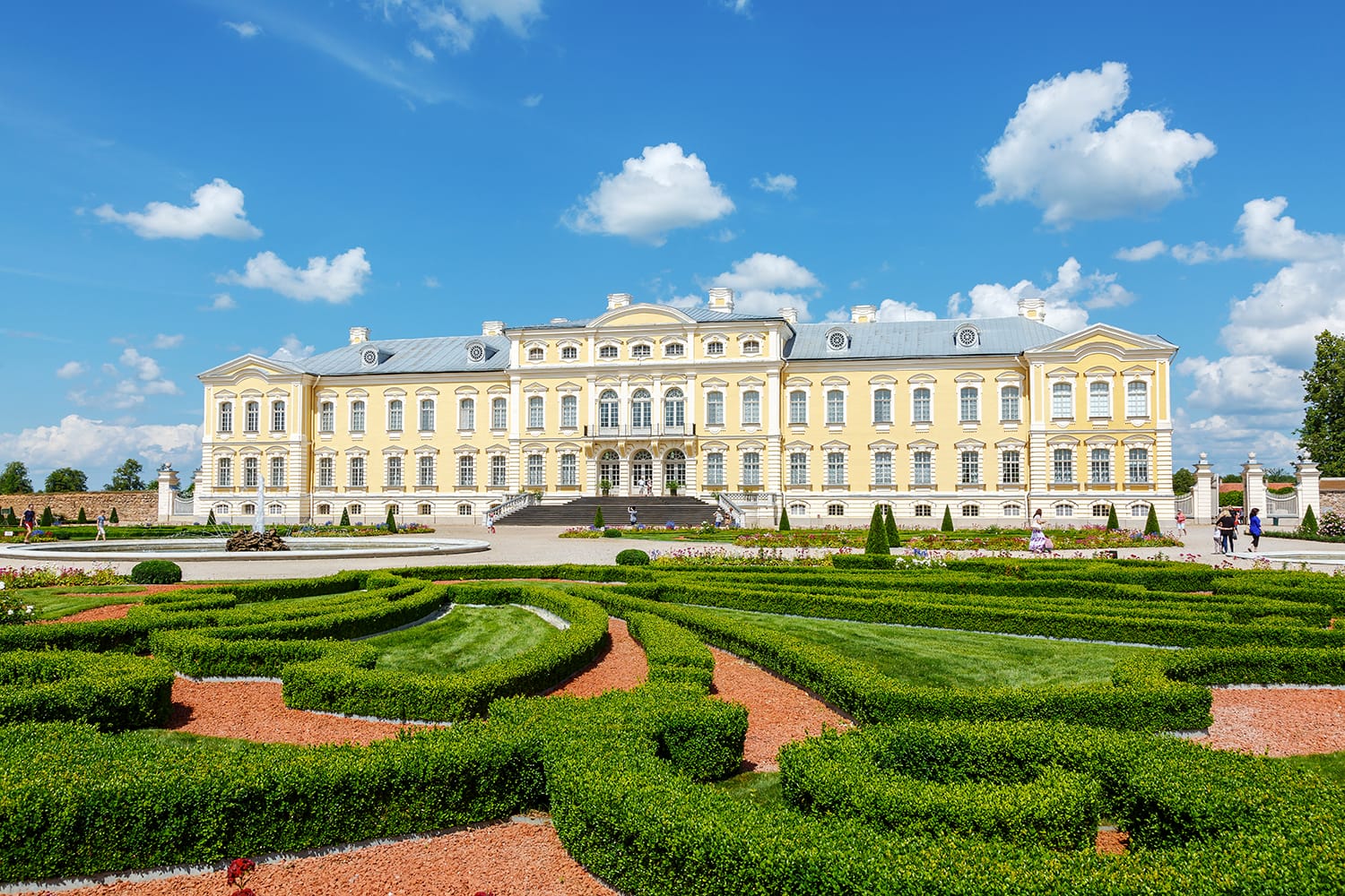 Rundale Castle in Latvia
