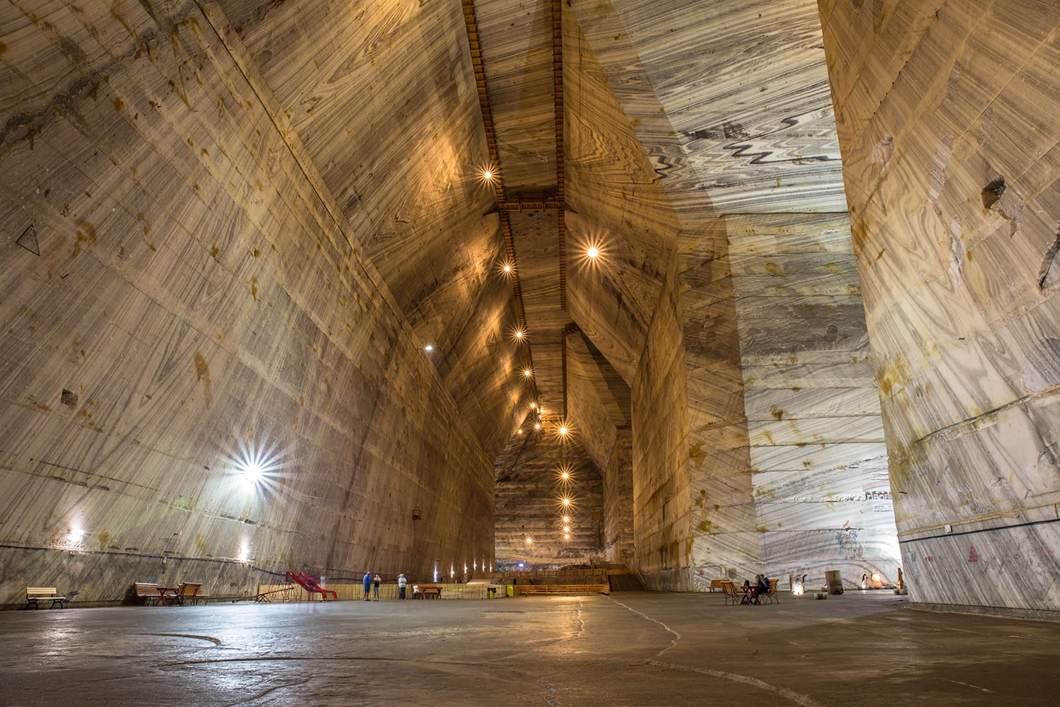 Salina Slanic old salt mine in Romania