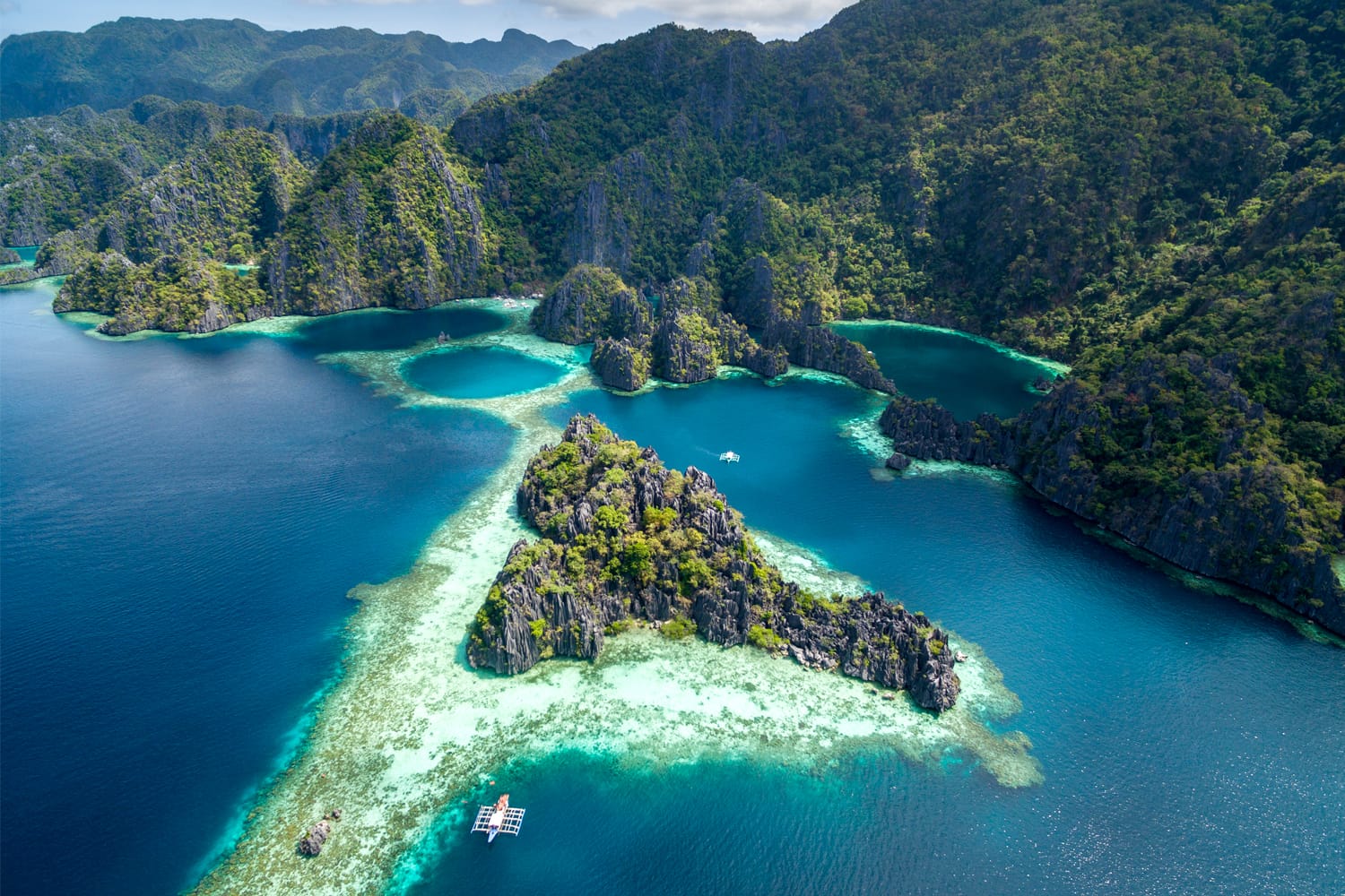 Twin Lagoon in Coron, Palawan, Philippines