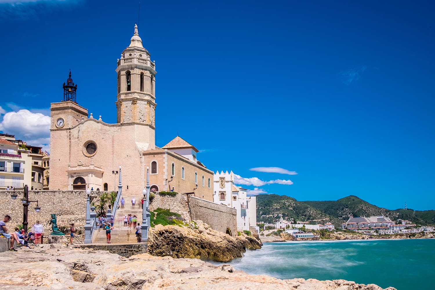 Church of St. Bartomeu & St. Tecla in Sitges, Spain
