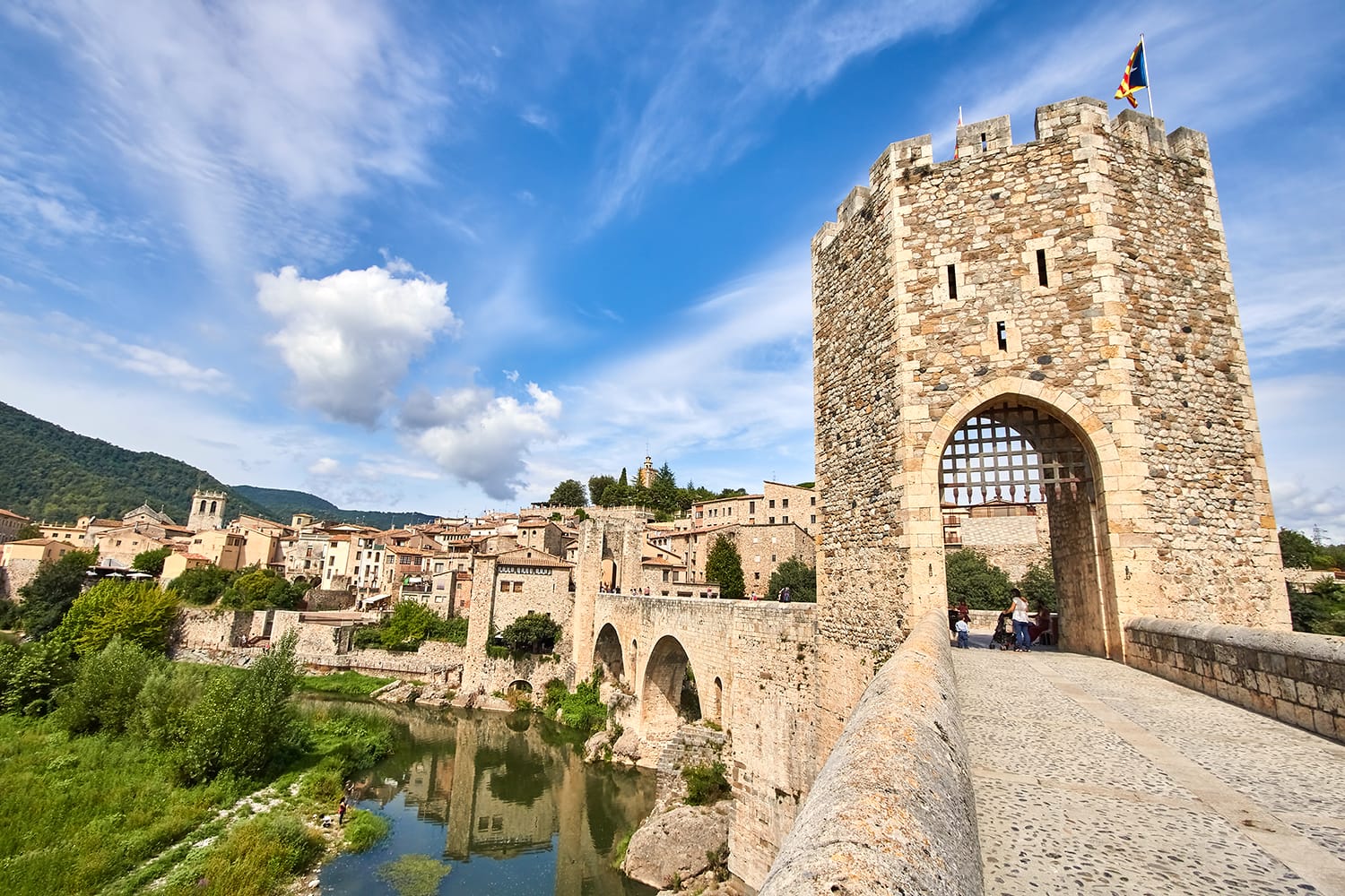 Besalu is a medieval village in Girona province in Spain