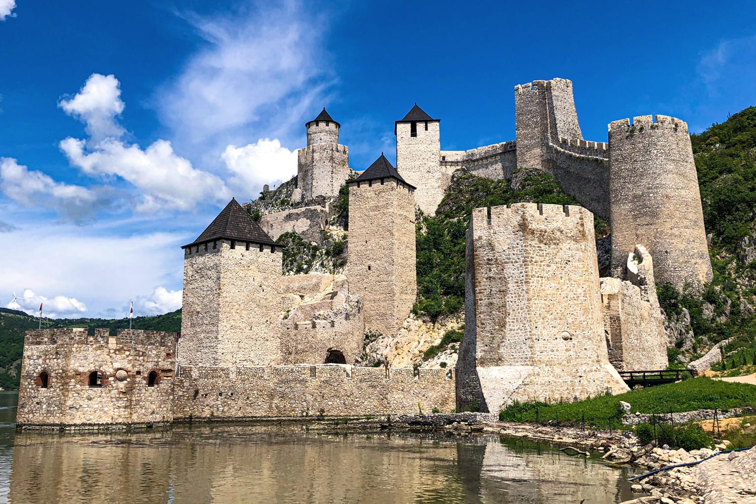 Golubac Fortress in Serbia