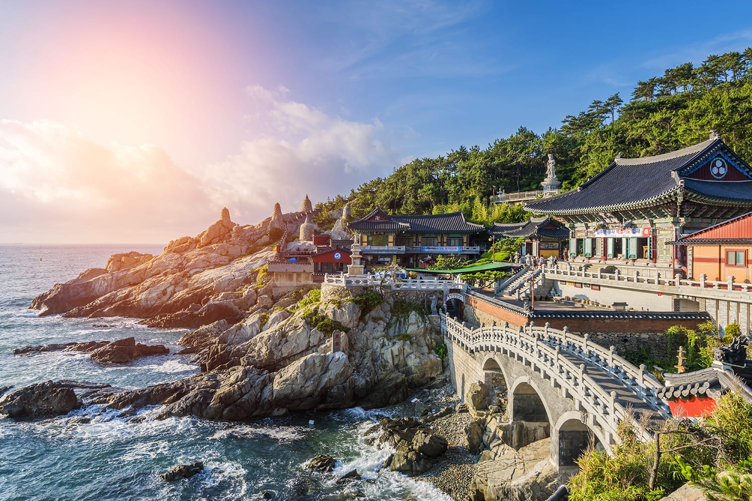Haedong Yonggungsa Temple in Busan, South Korea.