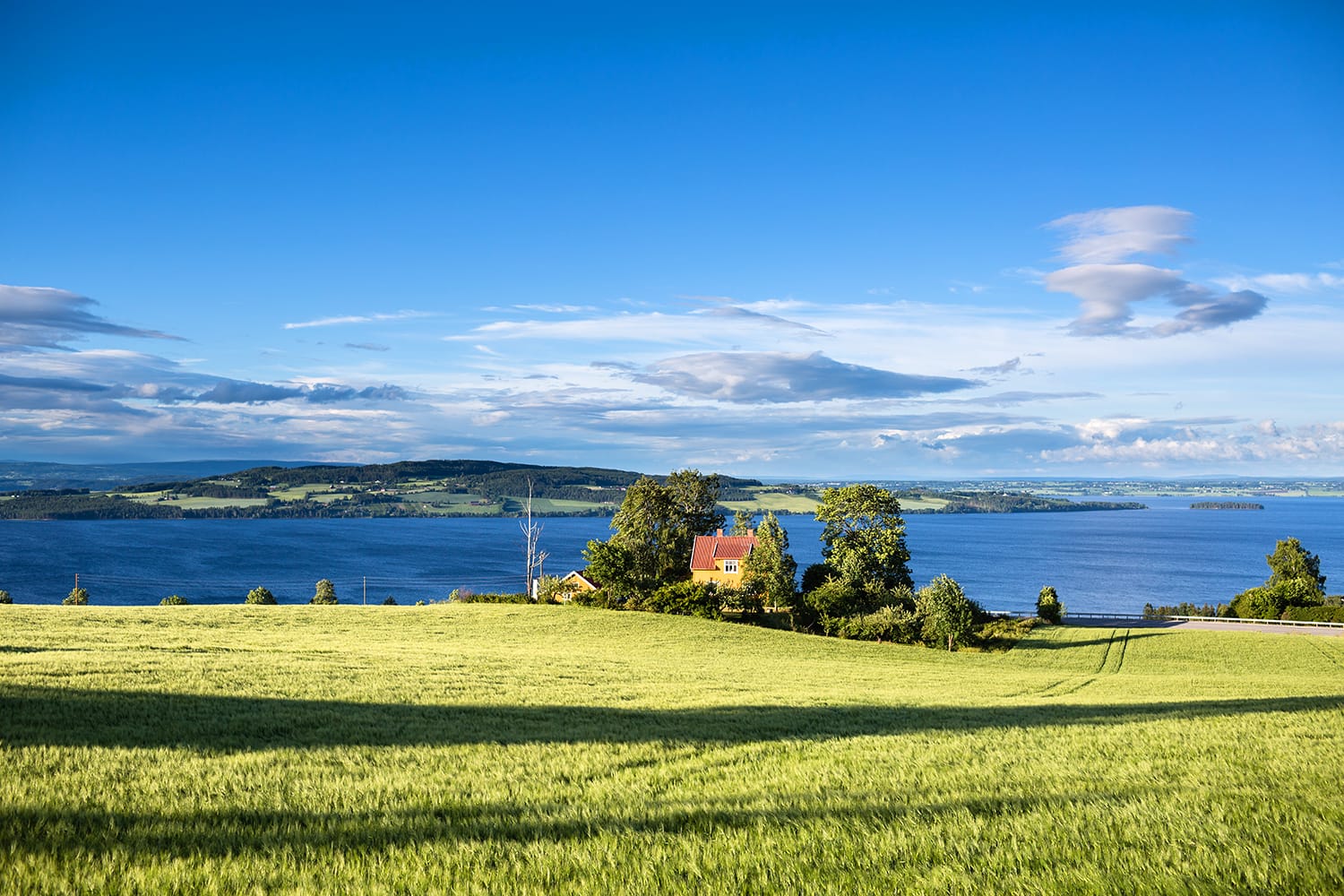 Lake Mjosa in Norway