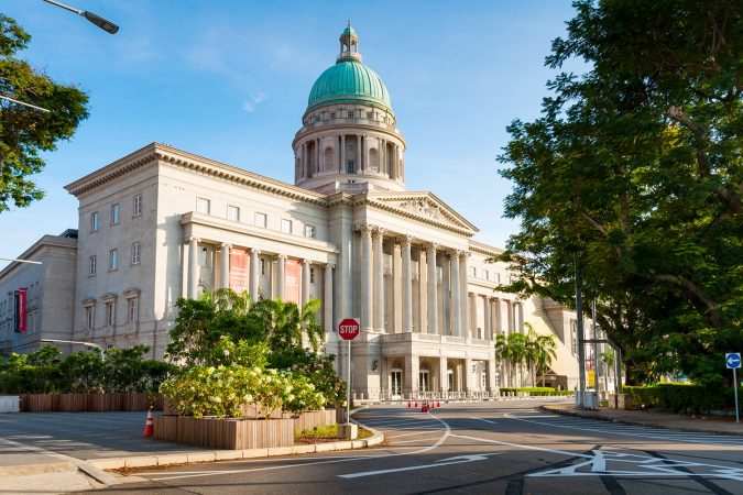 Formerly the Supreme Court Building and City Hall. the National Art Gallery is the largest visual arts venue and largest museum in Singapore