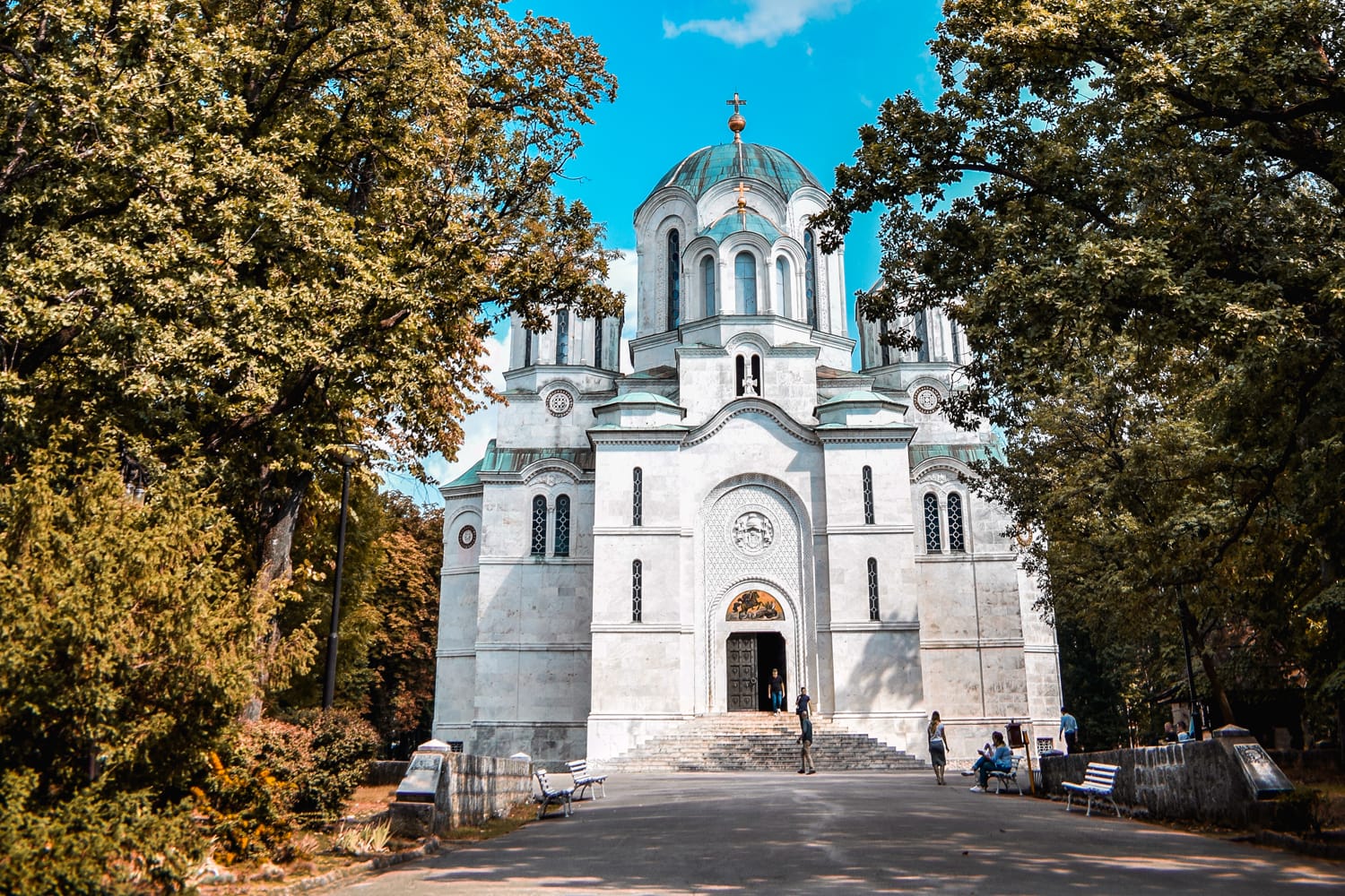 Orthodox church in Oplenac, Topola, Serbia