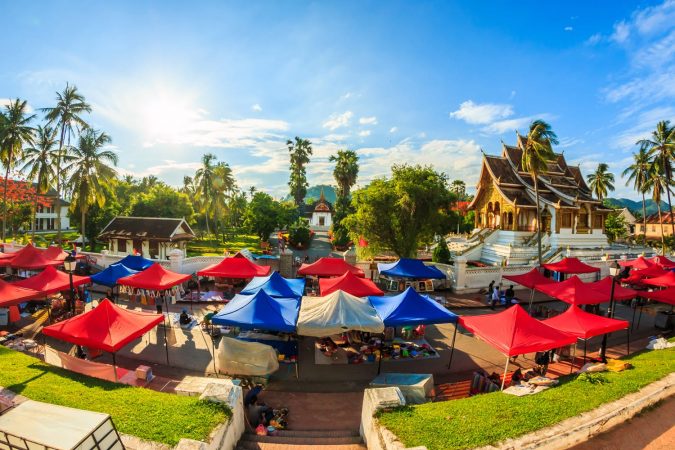 Night Market at Luang Prabang, Laos