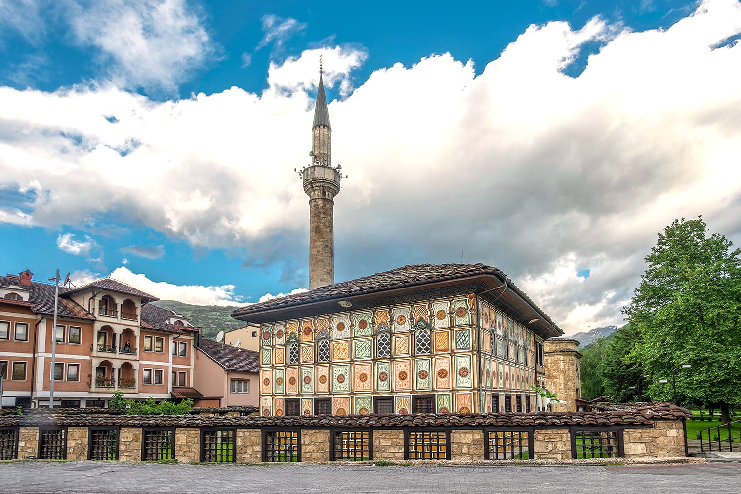 Tetovo painted mosque in Skopje, Macedonia