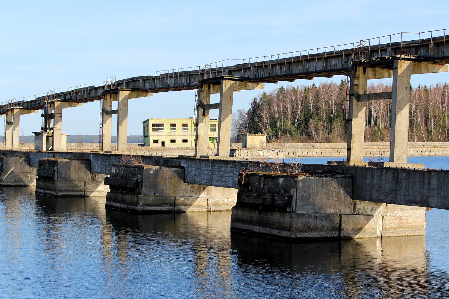 Abandoned russian military port, Hara Allveelaevasadam in Estonia