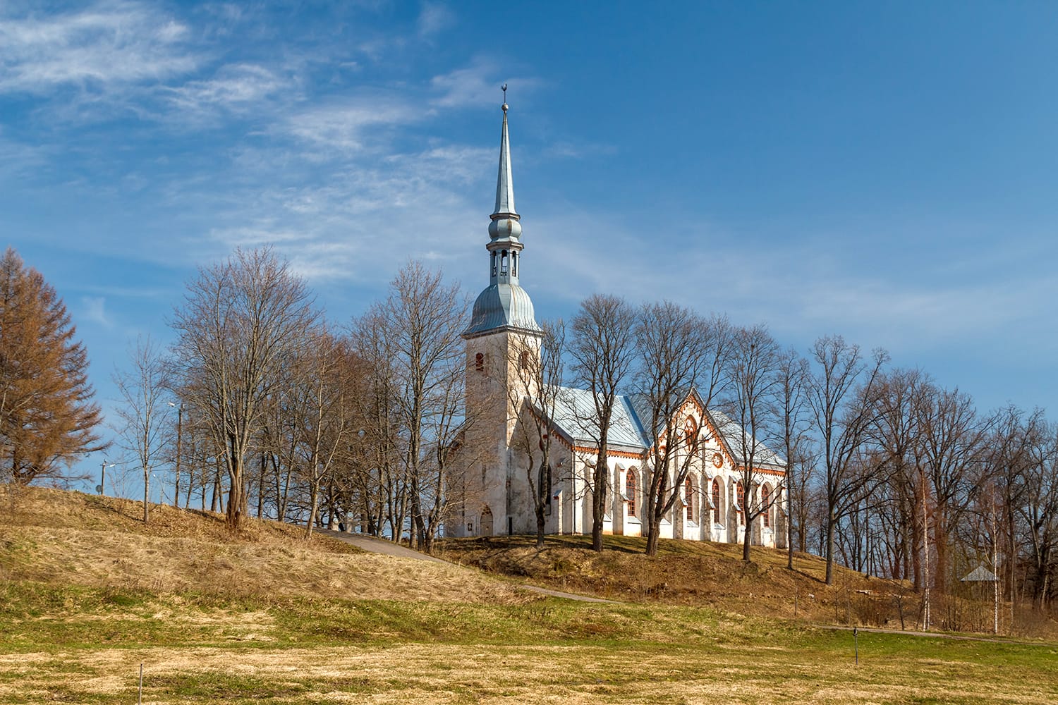 Medieval church of Otepaa, Estonia