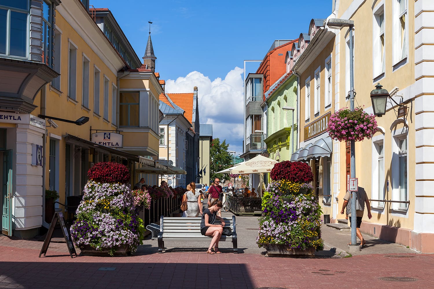 Old town in Parnu, Estonia