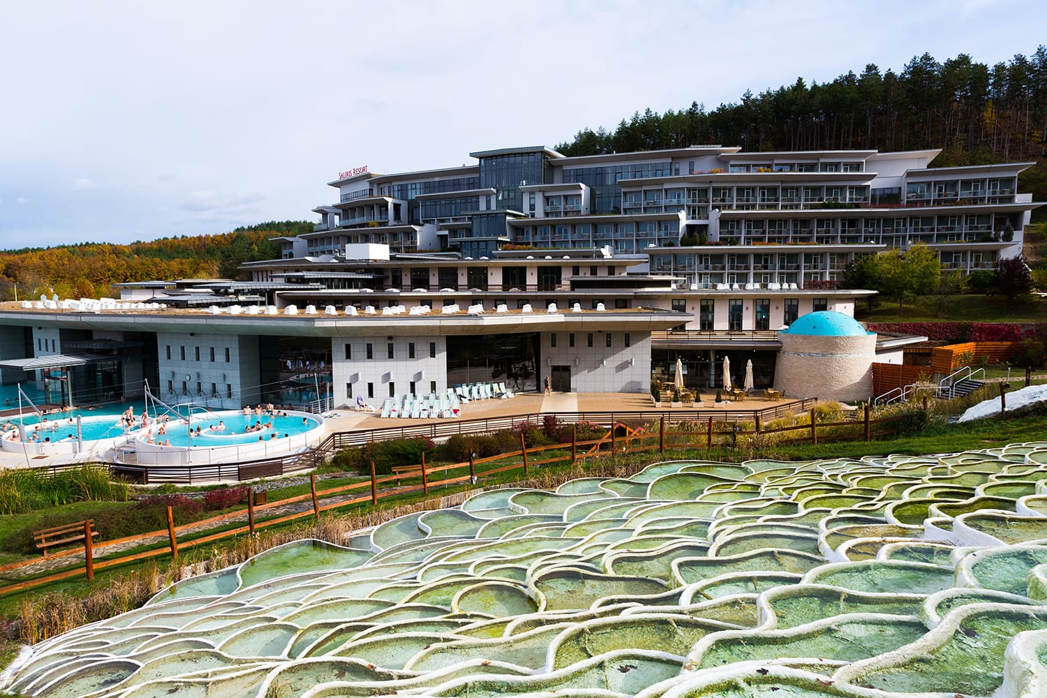 Thermal spa in Egerszalok, Hungary
