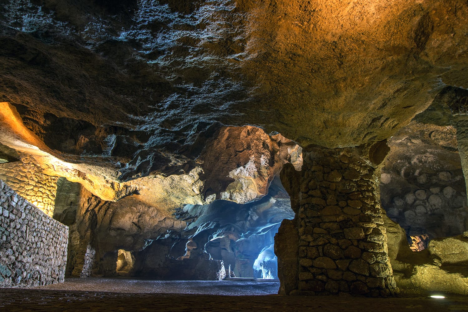 Caves of Hercules location in the north of Morocco, Africa.