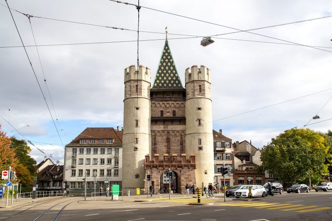 Spalentor in Basel, Switzerland