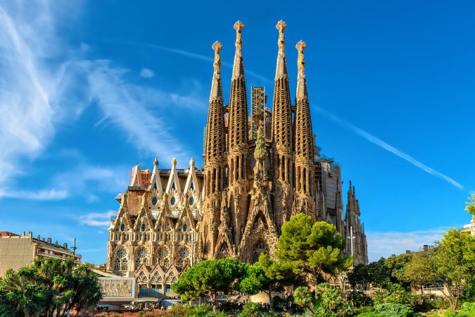 La Sagrada Familia in Barcelona, Spain