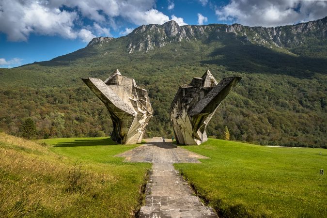 Tjentiste World War II monument,Sutjeska National Park, Bosnia and Herzegovina