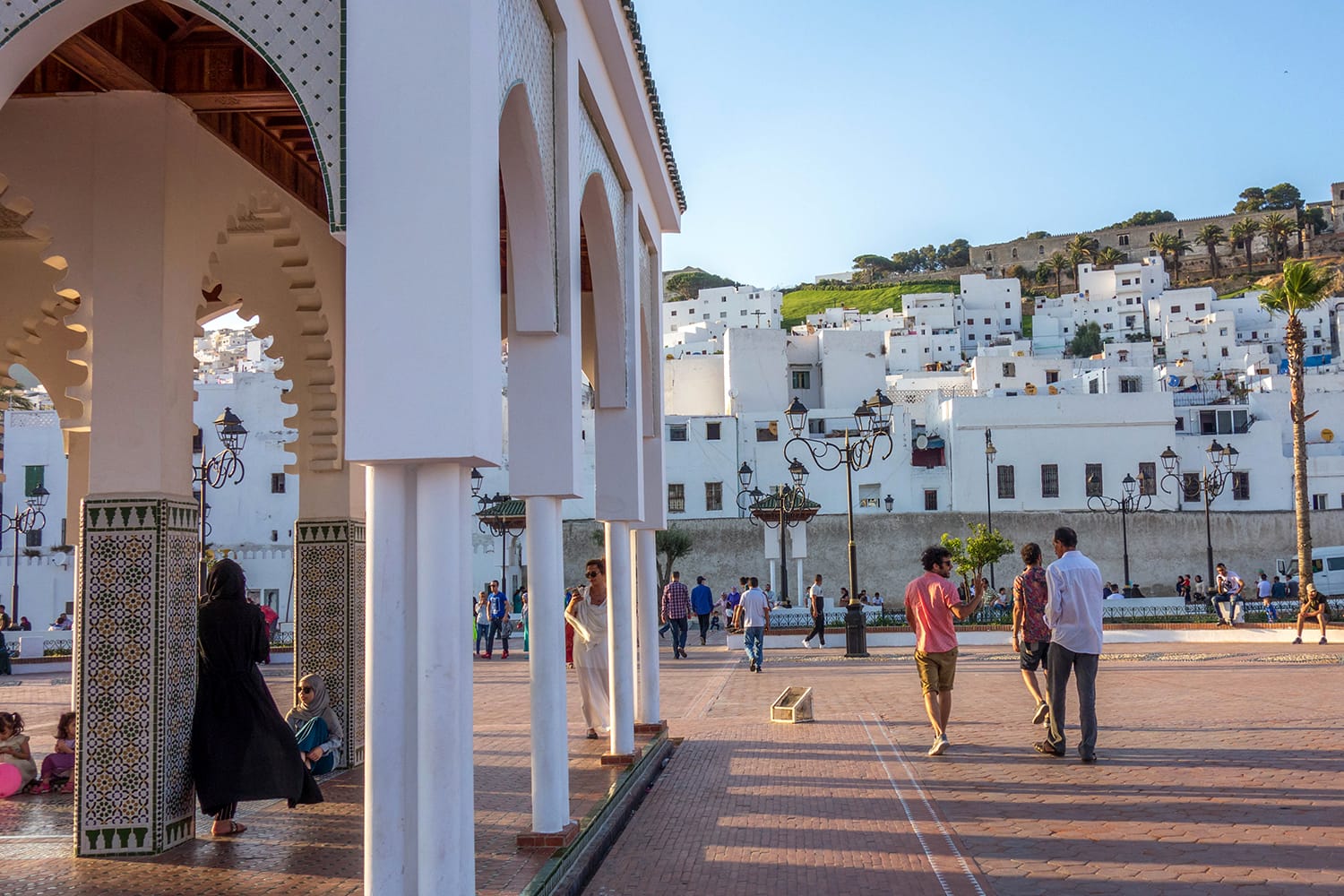 Riad Lfedda Square in Tetouan, Morocco