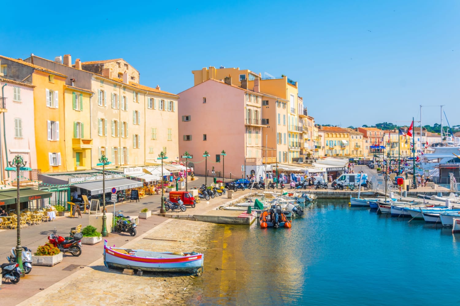 Marina in Saint Tropez, France