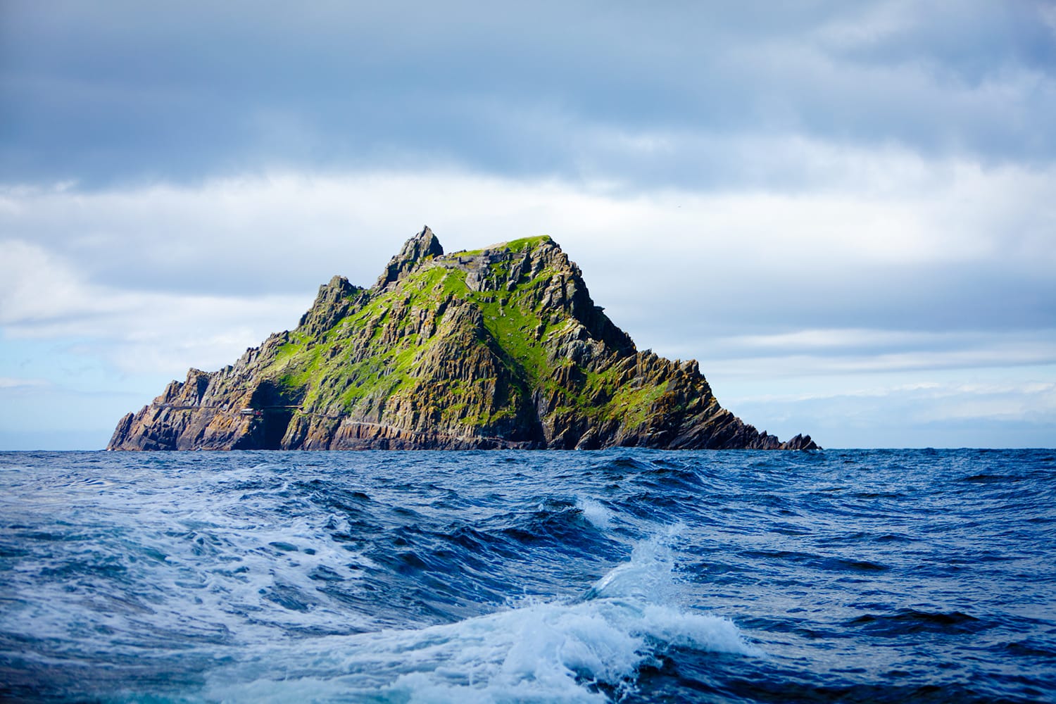 Skellig Michael or Great Skellig in Ireland