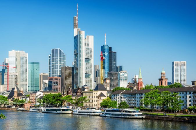Skyline of Frankfurt, Germany