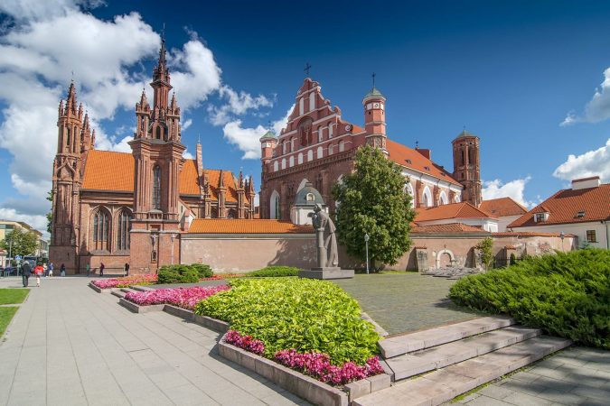 St. Anne's church in Vilnius old town, Lithuania