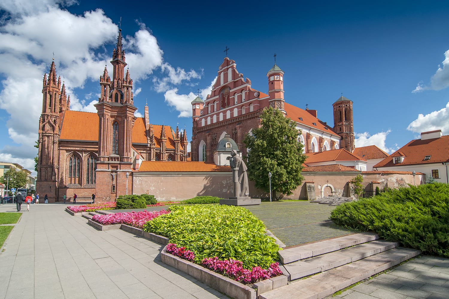 St. Anne's church in Vilnius old town, Lithuania