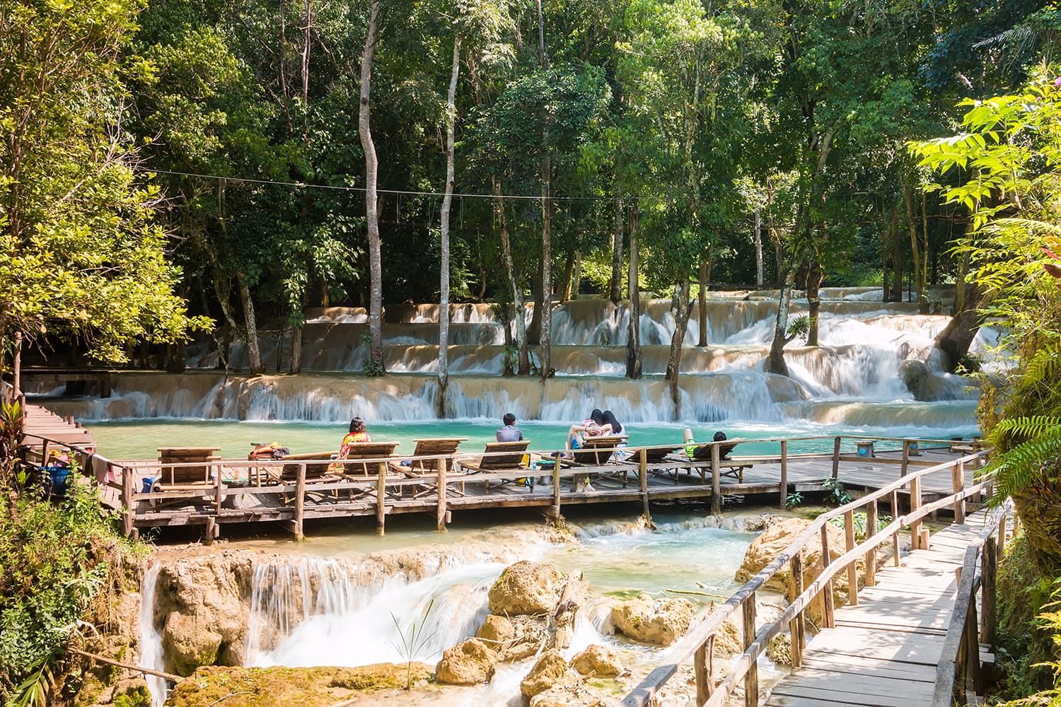 Tad Sae Waterfall, Luang Prabang, Laos