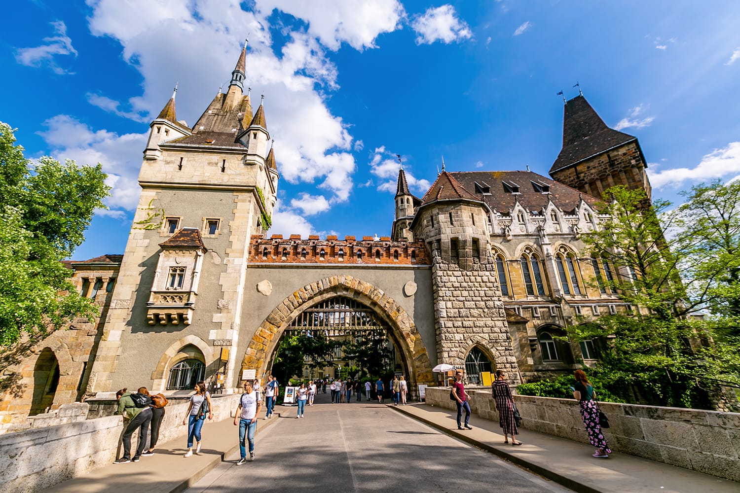 Vajdahunyad castle in Budapest, Hungary