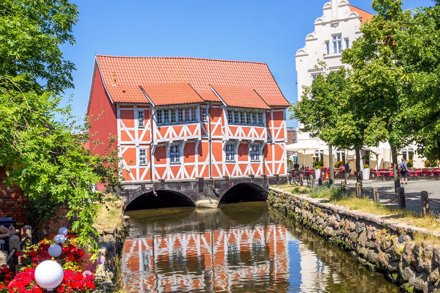 Historical city of Wismar, Germany