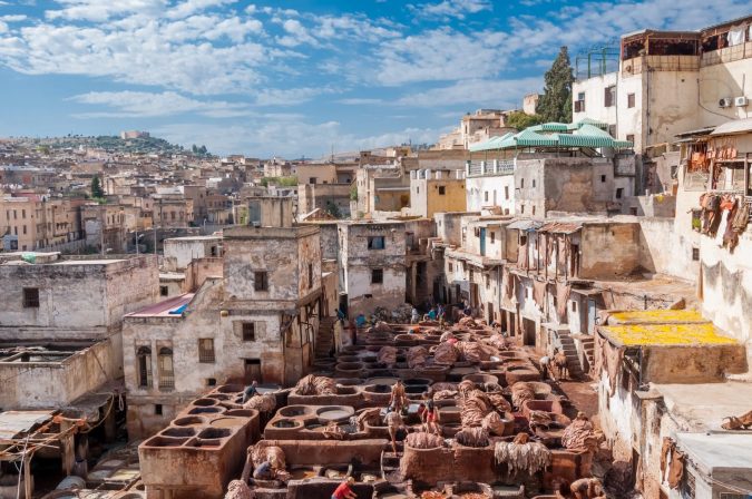 Tannery in Fes, Morocco