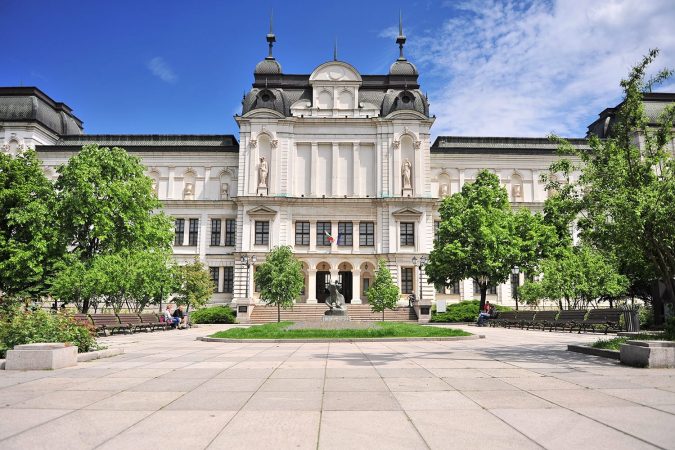 View of the National Art gallery in Sofia, Bulgaria