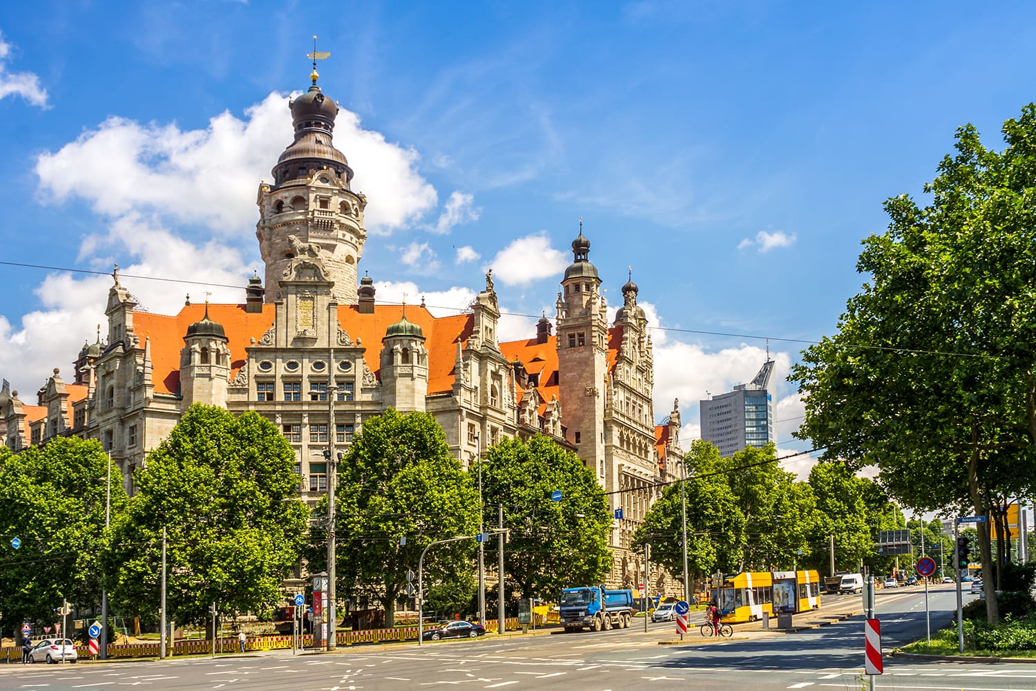 New Town Hall in Leipzig, Germany
