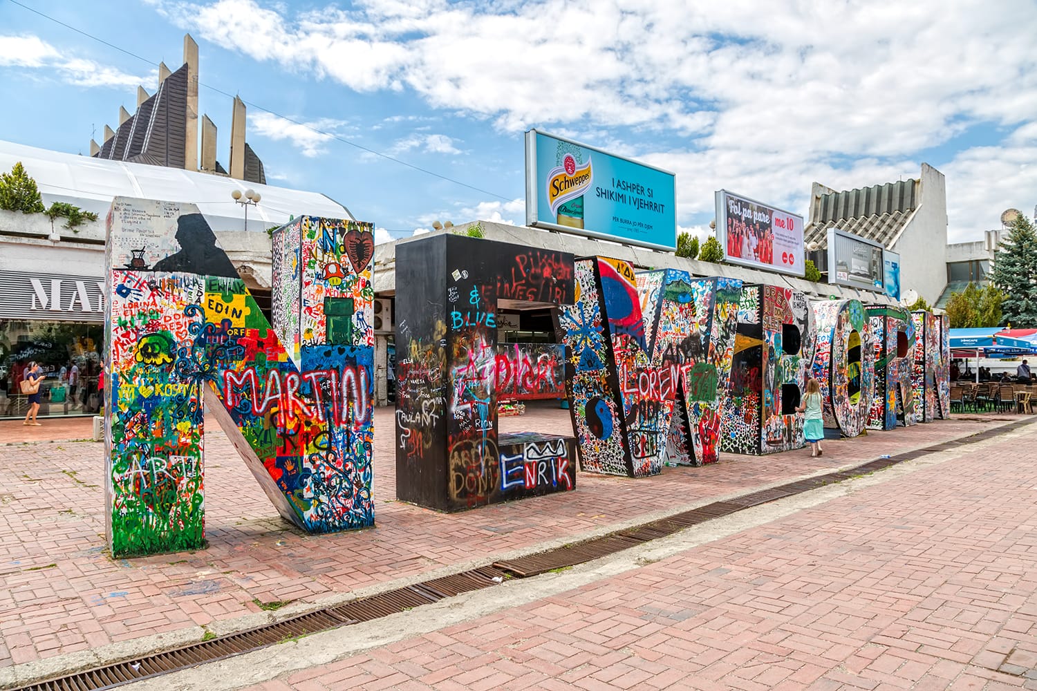 The Newborn Monument, is a typographic sculpture and tourist attraction in Pristina, Kosovo