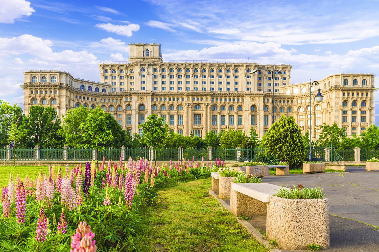 The Palace of the Parliament, Bucharest, Romania.