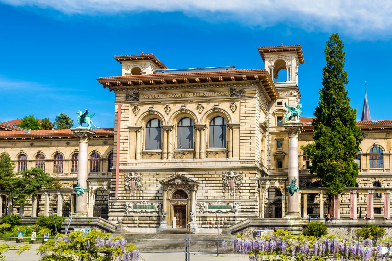 The Palais de Rumine in Lausanne - Switzerland