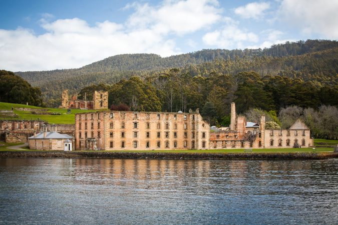 The penitentiary building at Port Arthur in Tasmania, Australia